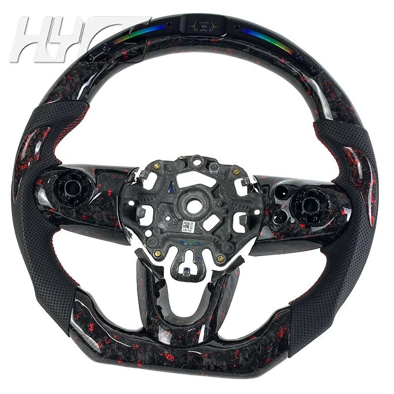 Фото Руль из карбона для BMW MINI COOPER JCW F54 F55 F56 F57 F58 R56 57 58 60 без подушек безопасности №3