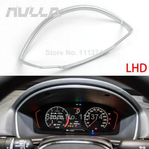 RHD или левый руль для Honda Civic 11th 2022-2025, крышка рамы приборной панели, декоративная отделка, аксессуары из АБС-пластика из карбона