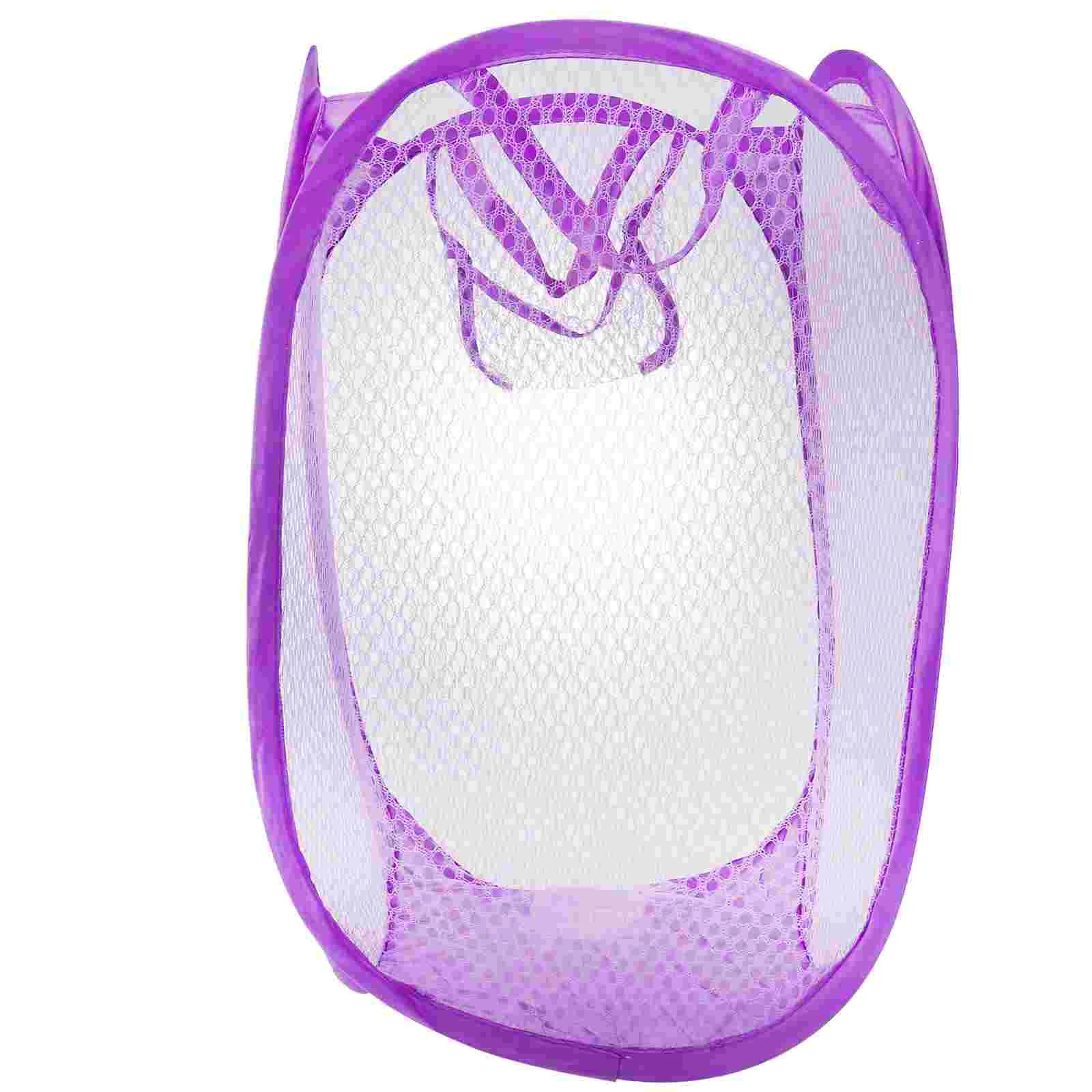 

Laundry Basket Hamper Clothes Storage Hanging Collapsible Mesh Dormdirty Room Wall Sundrieshampers Baskets Organizerfoldable Toy