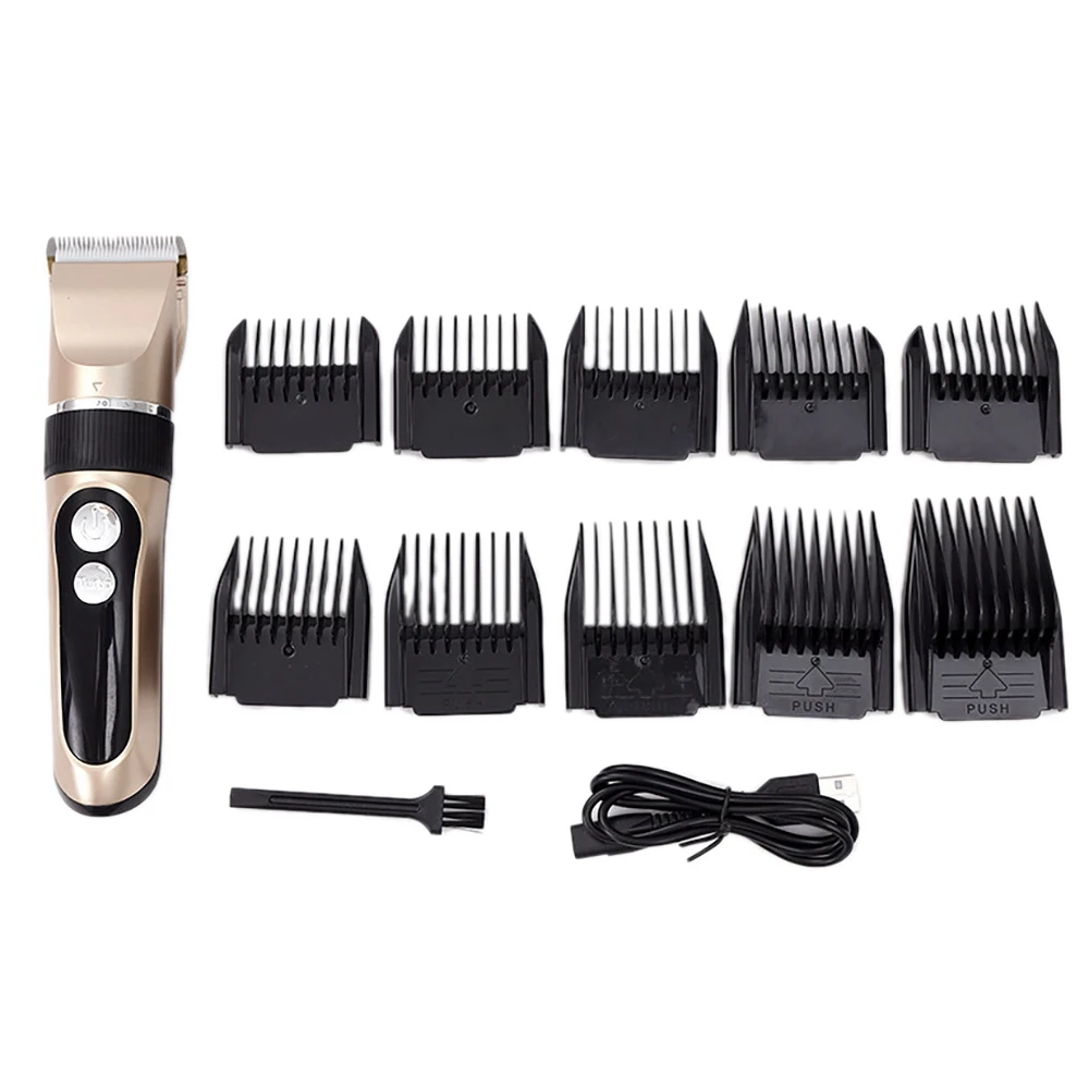 

Professional Fine Adjustable Hair Trimmer Low Noise Barber Machine Hair Clipper Rechargeable Beard Trimmer