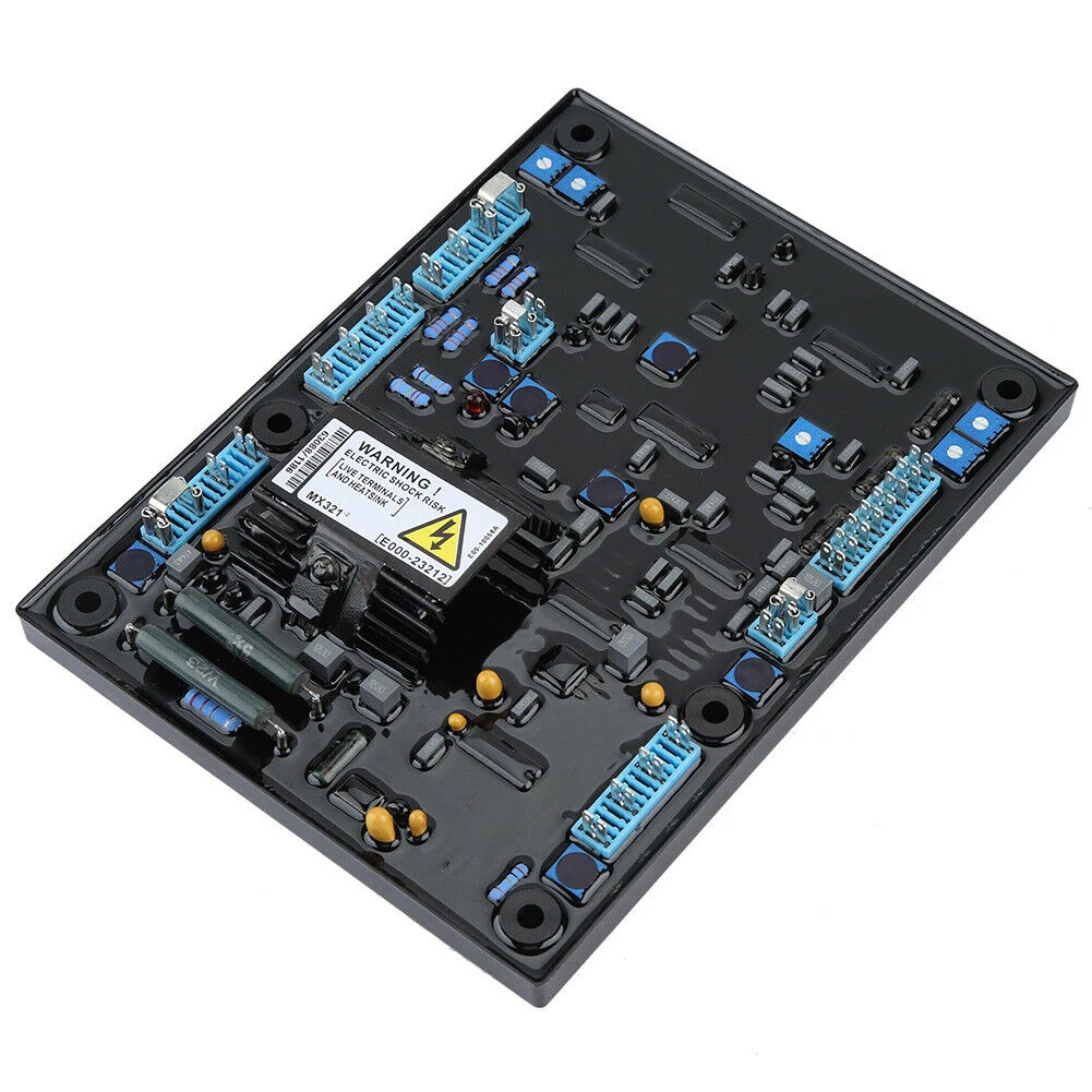

MX321 AVR двухфазный индукционный автоматический регулятор напряжения, контроллер напряжения, генераторная установка E000-23212 E00023212, электроинст...
