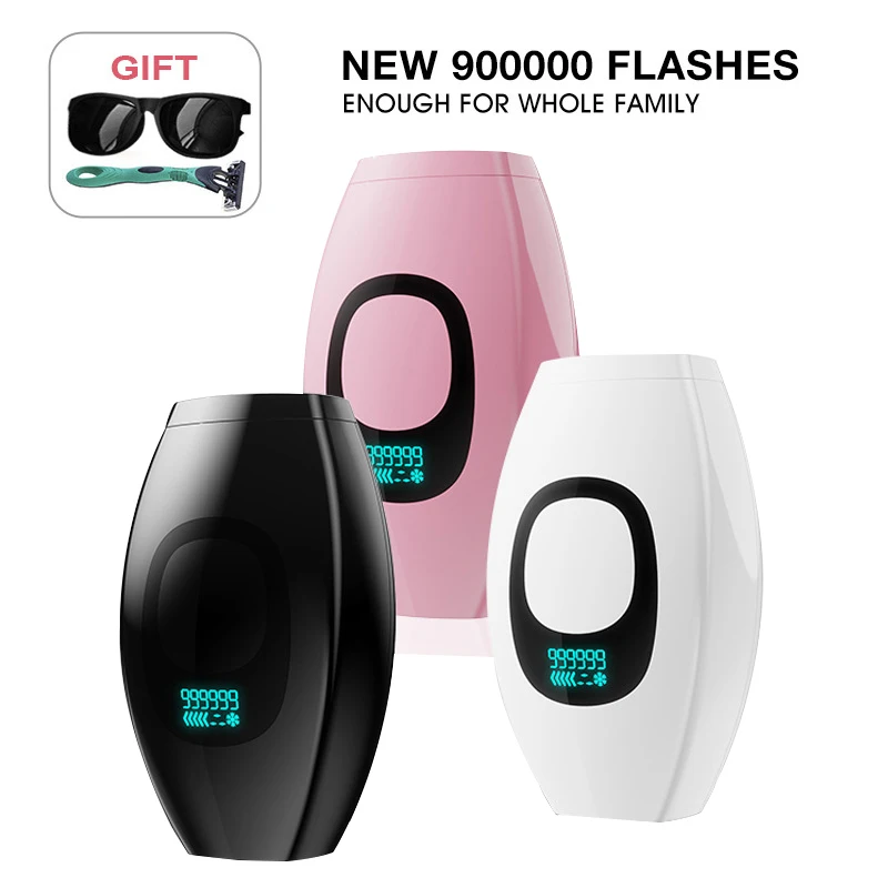 

990000 Flashes Laser Epilator Permanent IPL Photoepilator IPL Hair Removal For Ladies Painless Electric Epilator Women Shaver