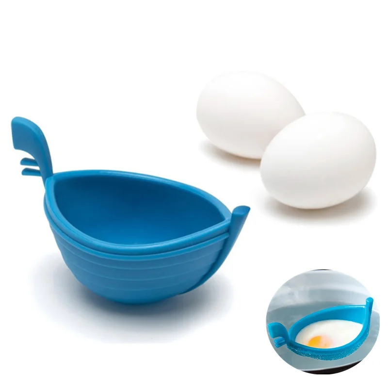 

4Pcs/Lot Silicone Egg Poacher Poaching Pods Egg Mold Bowl Rings Cooker Boiler Cuit Oeuf Dur Kitchen Cooking Tools Pancake Maker