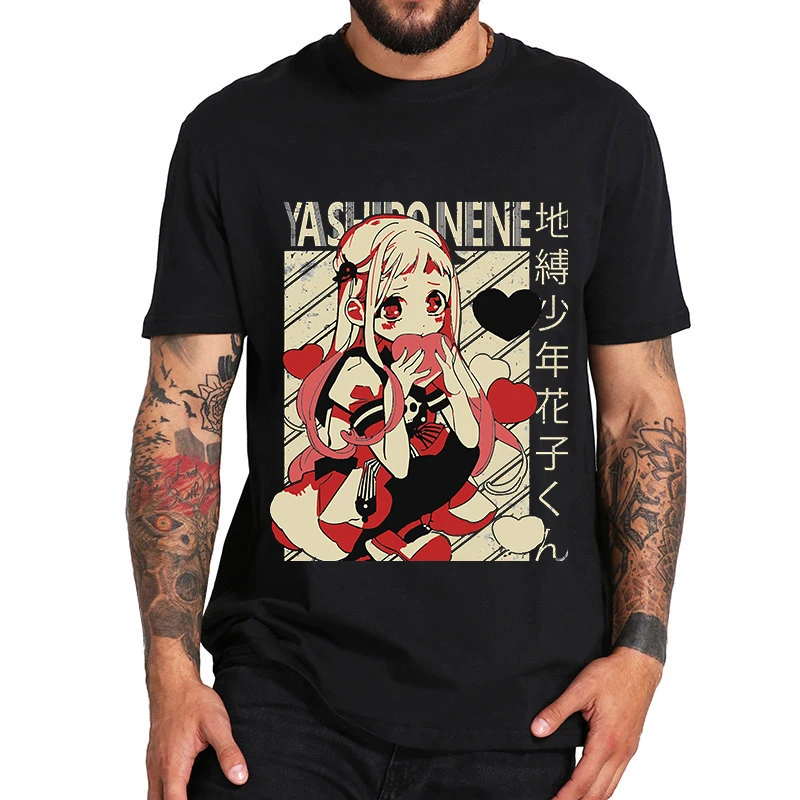 

Hanako kun New Casual tee Unisex Tshirt Cartoon Summer Tops T-shirt Manga Casual Round Neck Anime Tee Shirt
