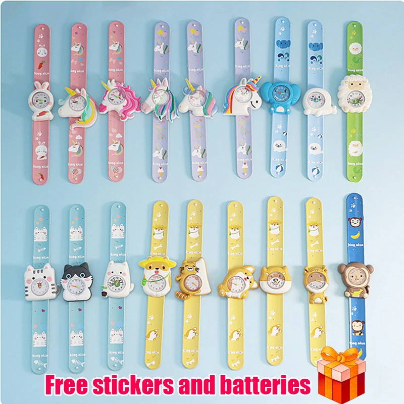 

Cartoon Unicorn Pony Kids Watch 1-12 Years Old Baby Learn Time Toy Gift Toy Children Watch Clock Bracelet girls boys watch reloj