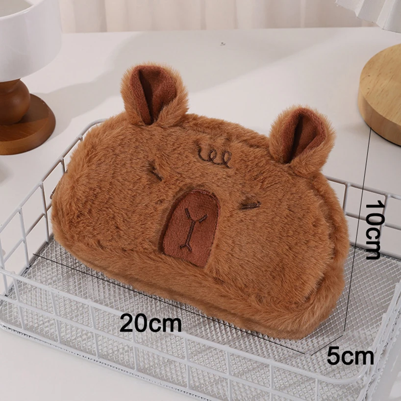 Чехол для карандашей милый плюшевый чехол и ручек школьные принадлежности