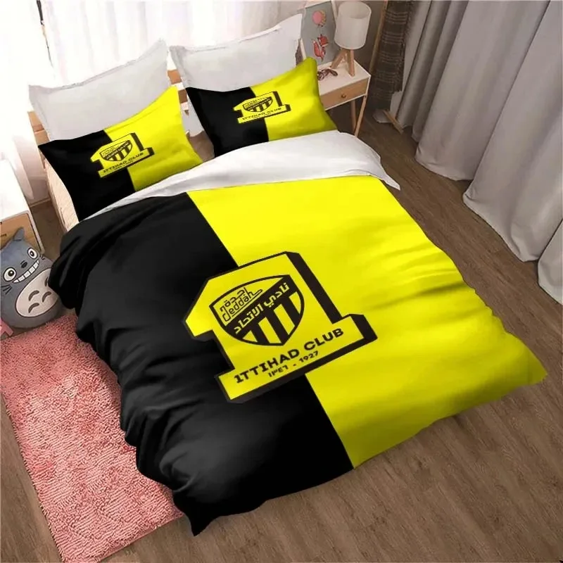 Комплект постельного белья Al-Ittihad Club Джидда для мальчиков и девочек двуспальный