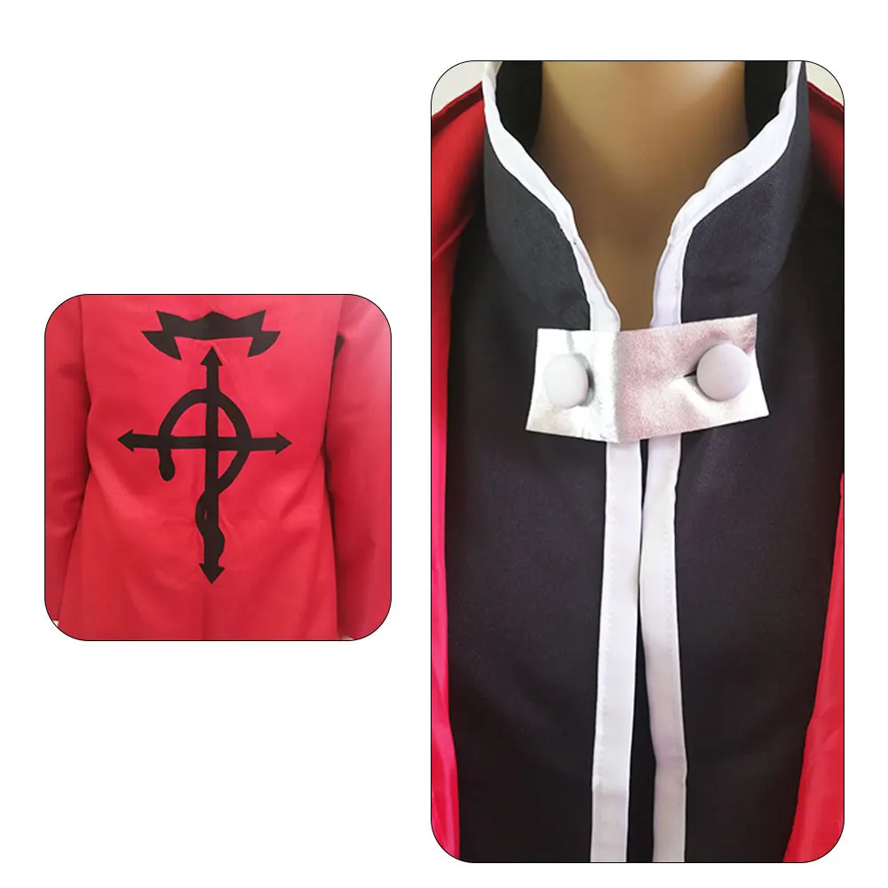 Цельнометаллический костюм аниме для косплея алхимика Эдвард Элрик