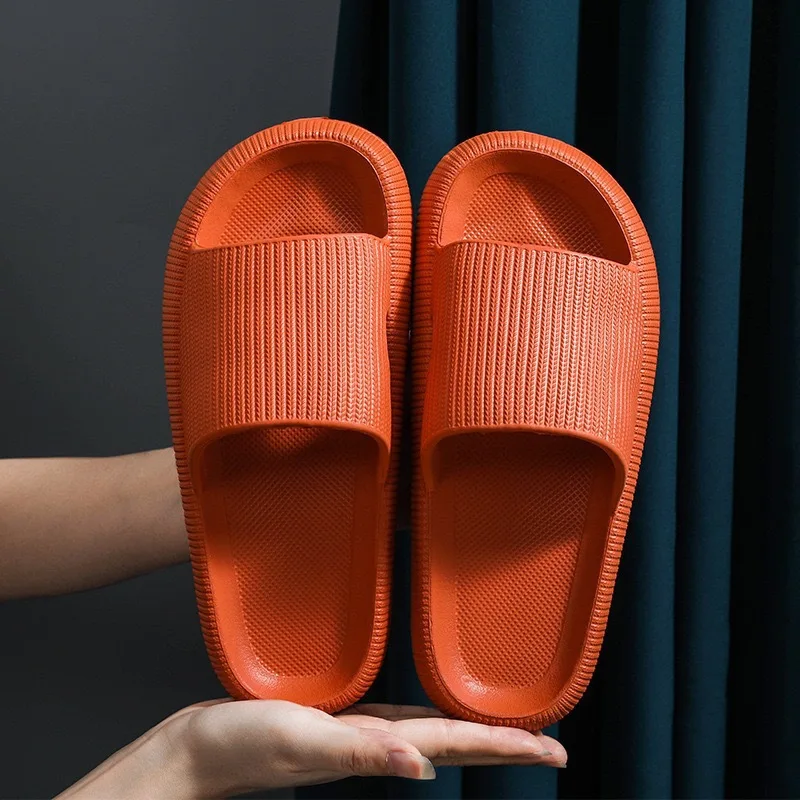 

Soft Women Slippers Home Refreshingly Cool Shoes Woman Summer 2023 Outside Sliders Bedroom Bathroom Round Toe Flip Flops Sandal