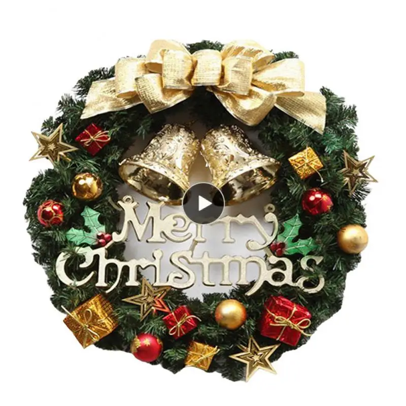 

Christmas Decoration Handmade DIY Wreath Holiday Artificial Wreath Home Window Wall Christmas Decoration Wreath Direct Sales