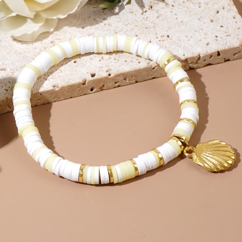 1 шт. мягкий керамический браслет из сплава в богемном стиле