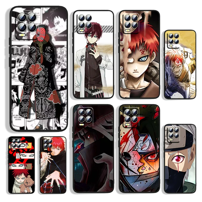 

Gaara Naruto Kakashi For OPPO Realme GT Master Neo Q3S Q2 X50 X7 X3 X2 C21Y C17 C11 C3 Pro Carnival Black Phone Case