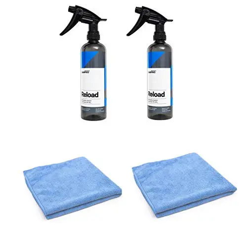 

Car Pro Reload 2pcs 17oz kit with 2pcs Microfiber Towels perfect UV protection Car Wash Car Cleaning car detailing