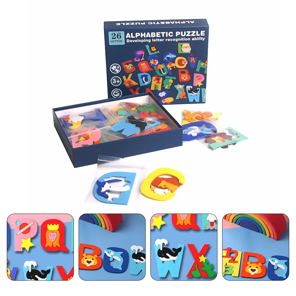 

1Set Creative Alphabet Spelling Board Kids Intelligence Development Plaything