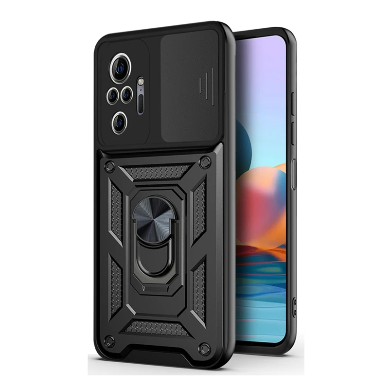 

Slide Camera Lens Protect Phone Cover For Xiaomi Redmi 9 9a 9c 9t Prime Note 8 9 10 Pro Max 10s 9s K40 Pro Bumpers Case