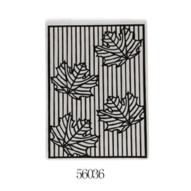 

Leaves Embossing folders Plastic Background Template for DIY Scrapbooking Crafts Making Photo Album Card Holiday Decoration