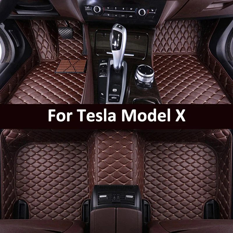 Автомобильные коврики Tesla Model X для ног аксессуары автомобиля
