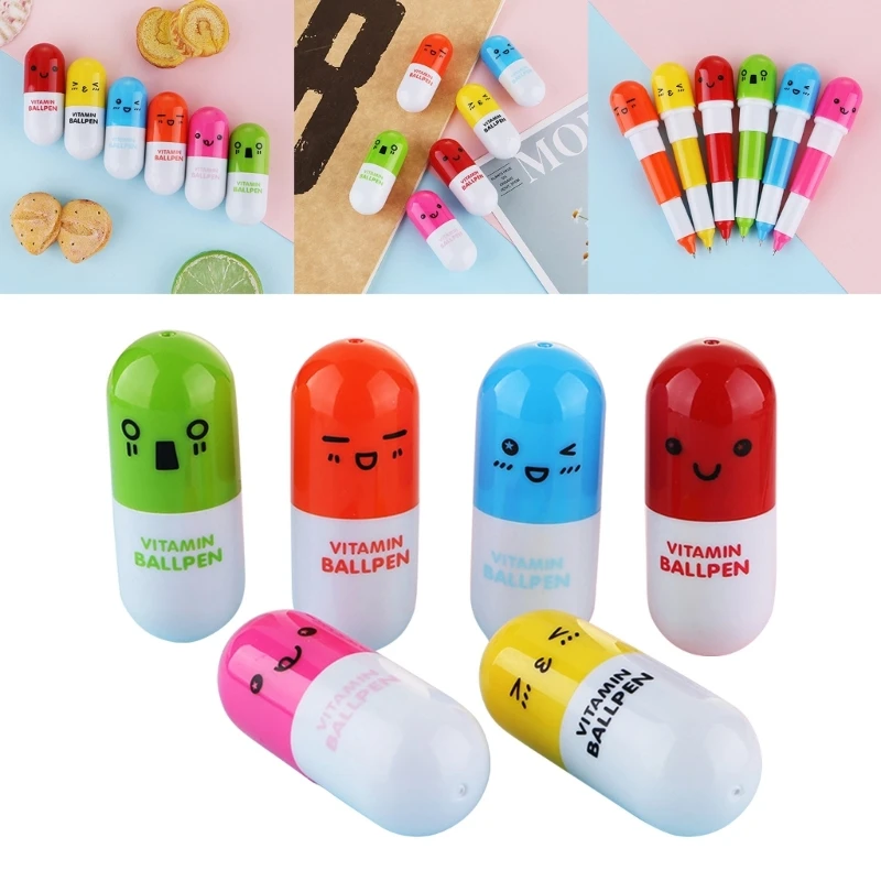 

Shaped Smiling Ballpoint Pens in Shape - Fun and Functional Writing Tools for Office and School Everyday Use