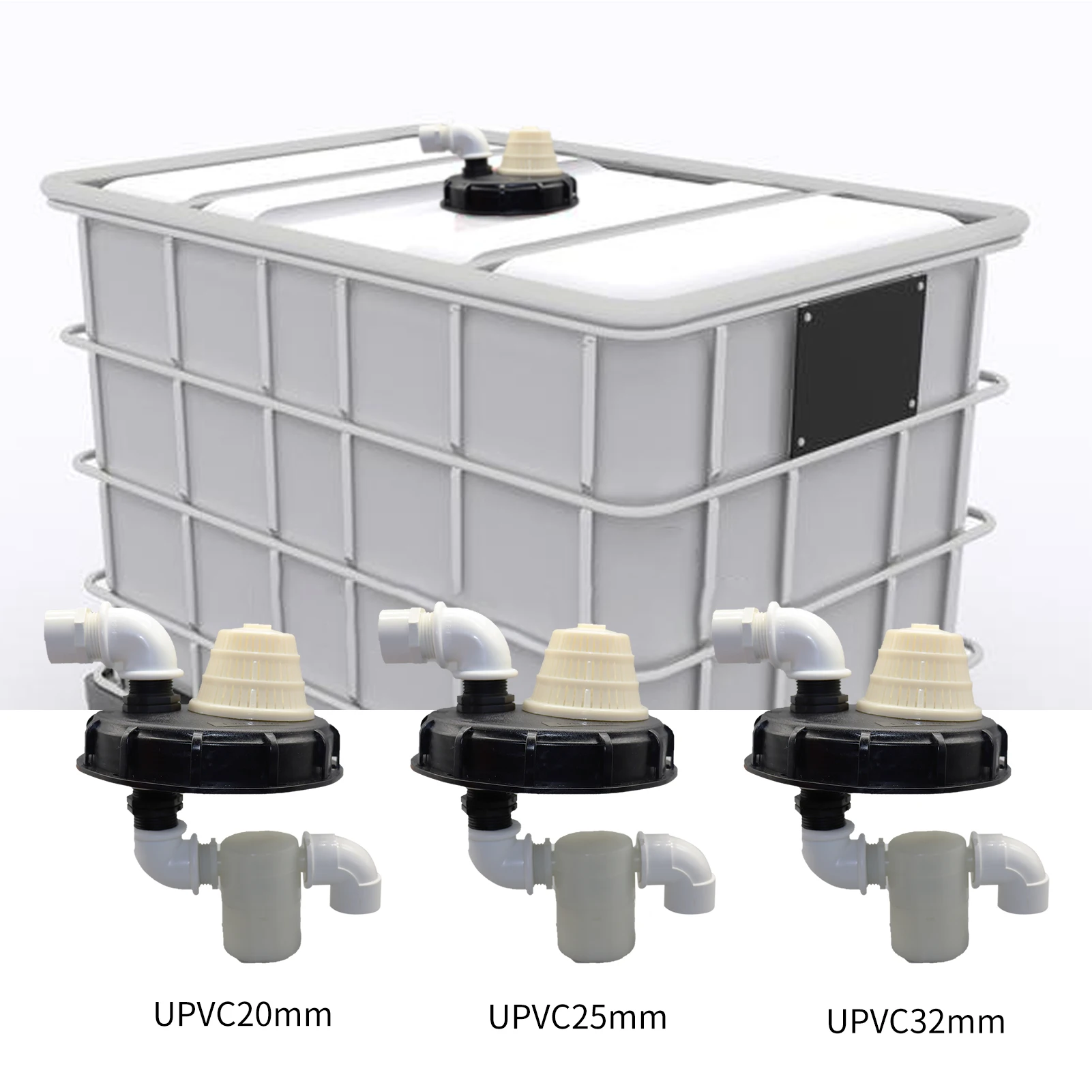 

IBC Tote Tank Cover Lid Water Liquid Storage Cover Lid Cap Water Cube Liquid Tank Pods Tote With Vented For Schutz Mauser