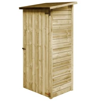garden storage sheds impregnated pinewood outdoor tool shed patio decoration 88x76x175 cm
