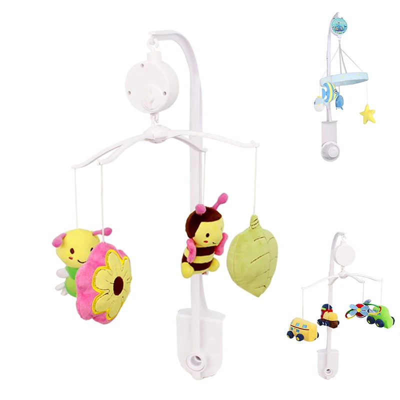 

0-12Month Bed Bell Newborn Rotating Music Rattle Baby Bed Mobile Bed Toddler Comforting Toy Pendant Baby Toy Baby Gift
