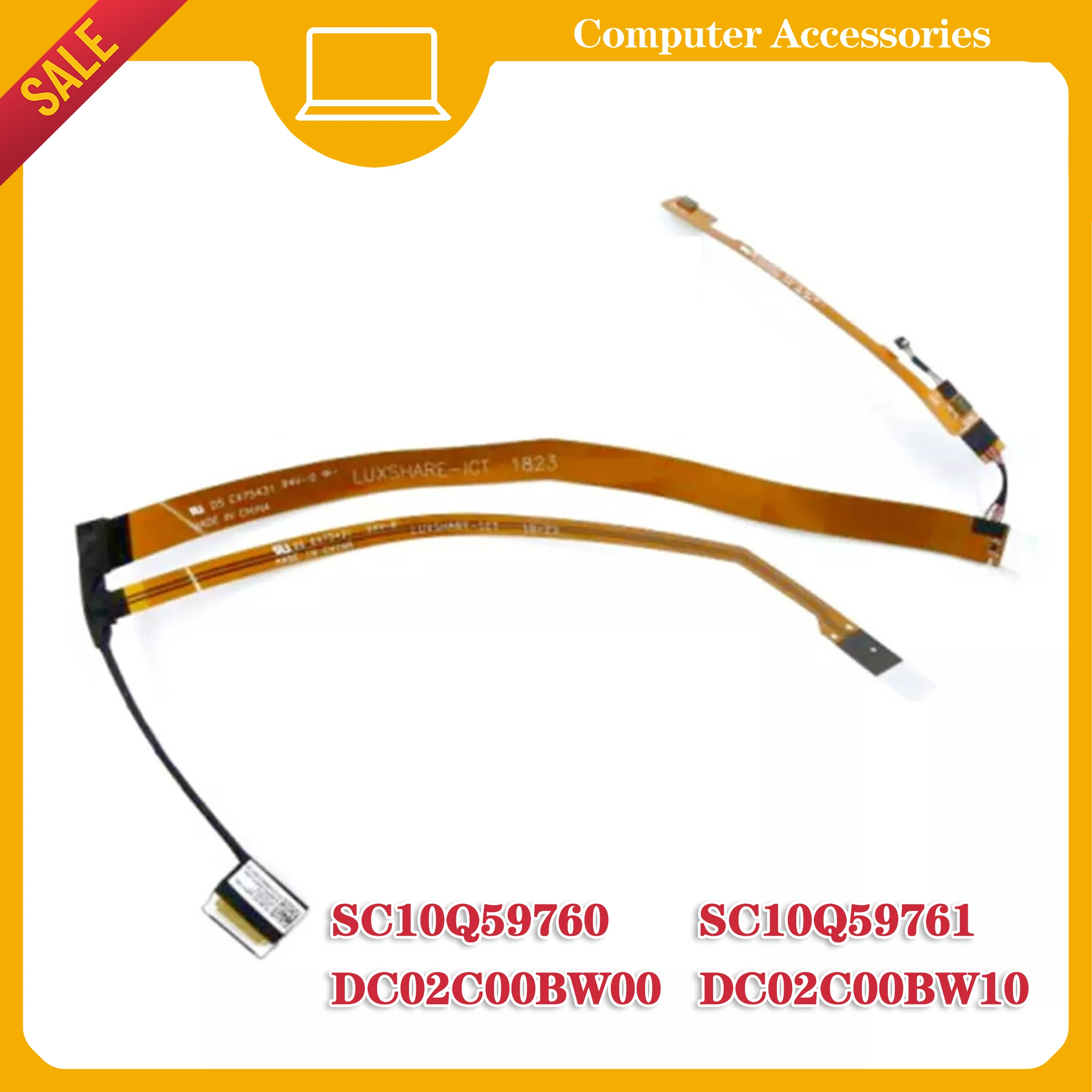 

For Thinkpad X1 Carbon 6th Gen 01yr446 SC10q59760 SC10q59761 DC02c00bw00 DC02c00bw10 RGB Camera Line