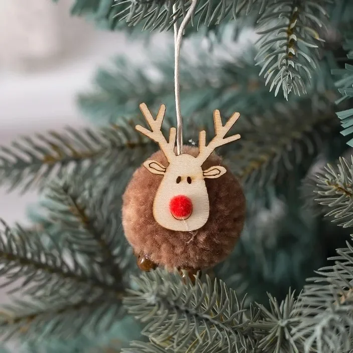 

Рождественские подвески из фетра Deer 2/4/12 шт.