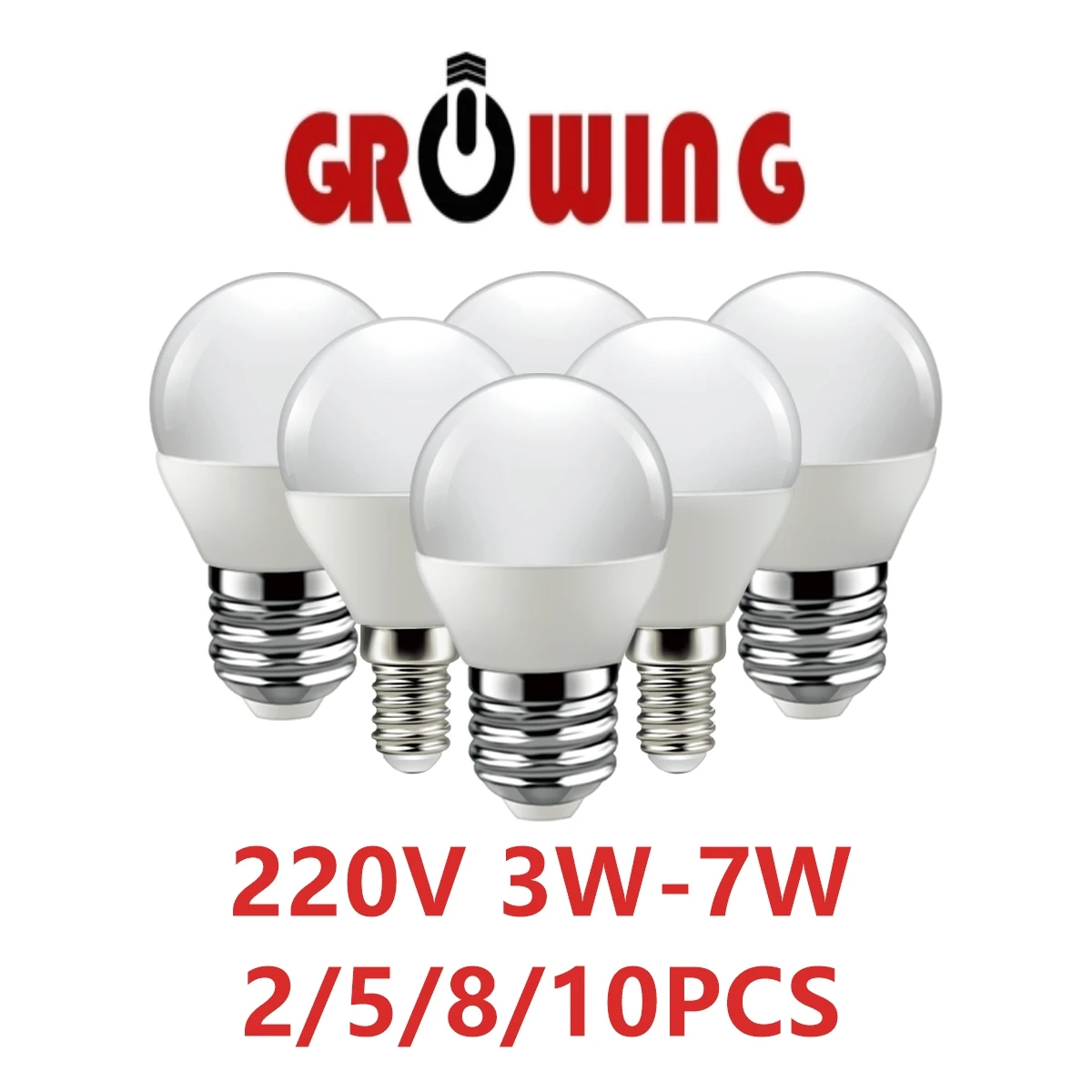 Промоакция от производителя светодиодный Светодиодная лампа G45 3 Вт-7 Вт E27 E14 220 В