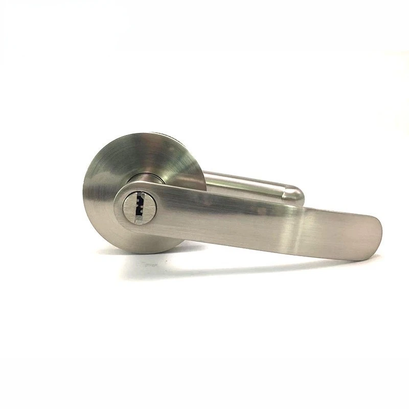 Замок для межкомнатной двери с тремя ручками разные цвета бесшумный дверной