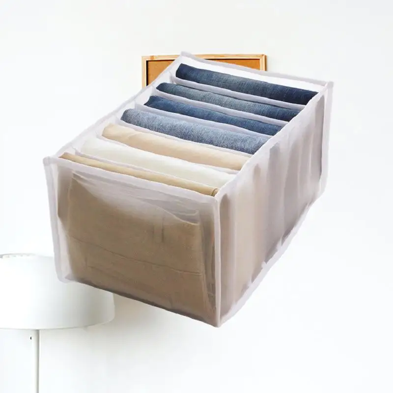 

Introducing the Ultimate Jeans Compartmentalized Storage Box - The Hassle-Free Solution for Your Closet Organization Say goodby