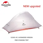 Туристическая водонепроницаемая палатка Naturehike Cloud Up Series 123, нейлоновая палатка 20D 210T с бесплатным ковриком