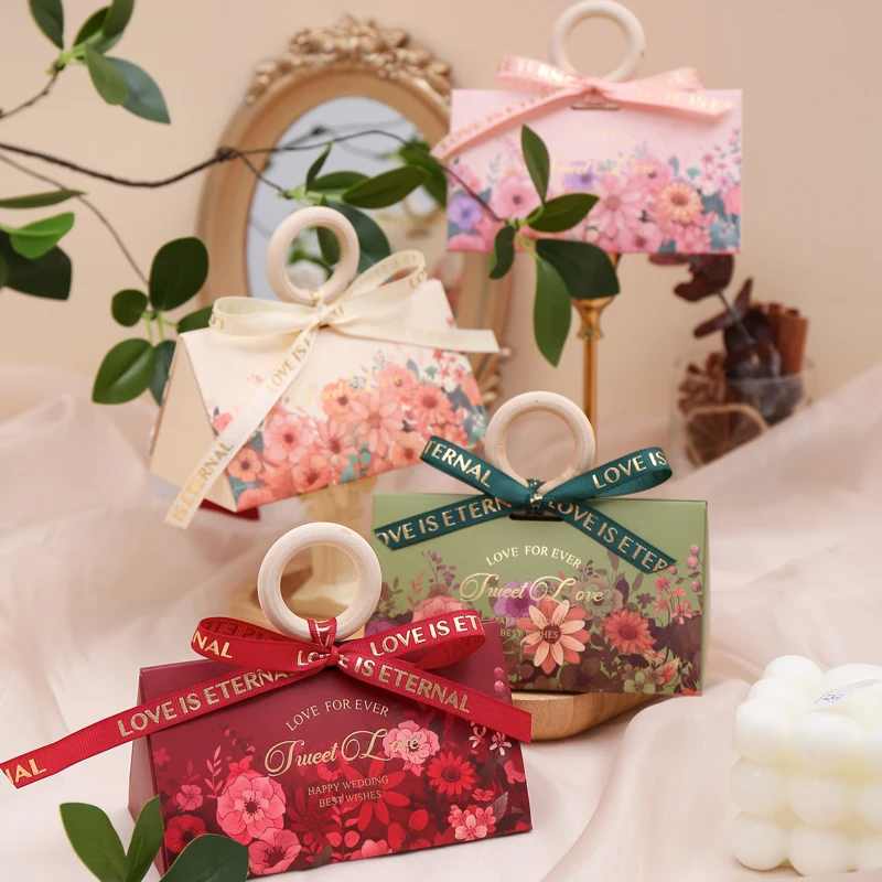 Mori Wedding Candy Box Creative New Gift Box Small Fresh French Pastoral Style Joy Candy Box
