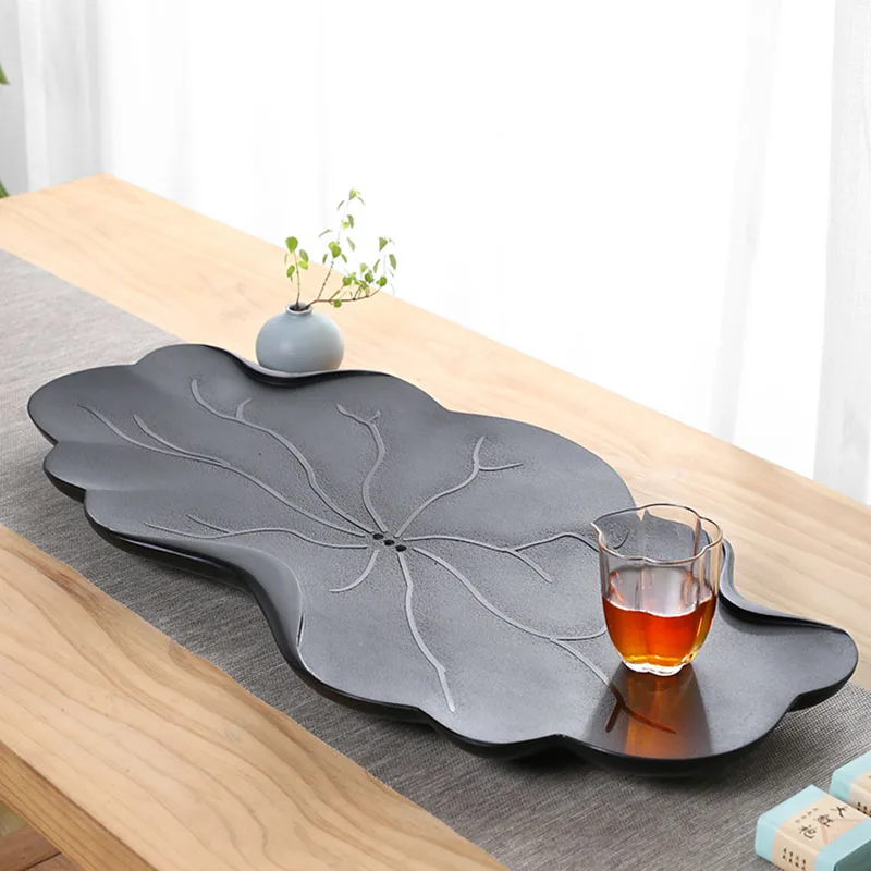 

Saucer Stone Coffee Tea Tray Plates Black Cafeteria Nordic Tea Tray Drip Complete Plateau De Service Dry Fruit Serving Tray47