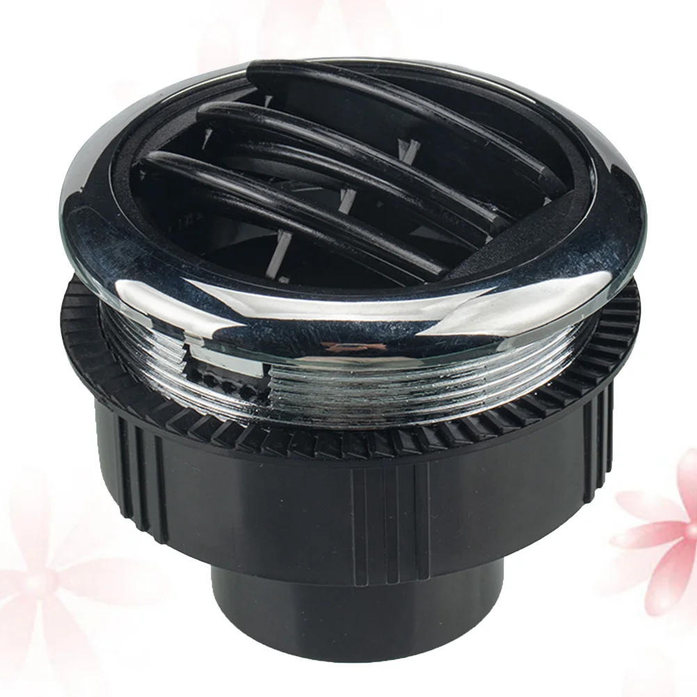 

A/C Round Air Conditioning Vent Outlet Electroplate for RV Bus Electric Car Caravan Diamter 87mm/75mm Tube Size 46mm