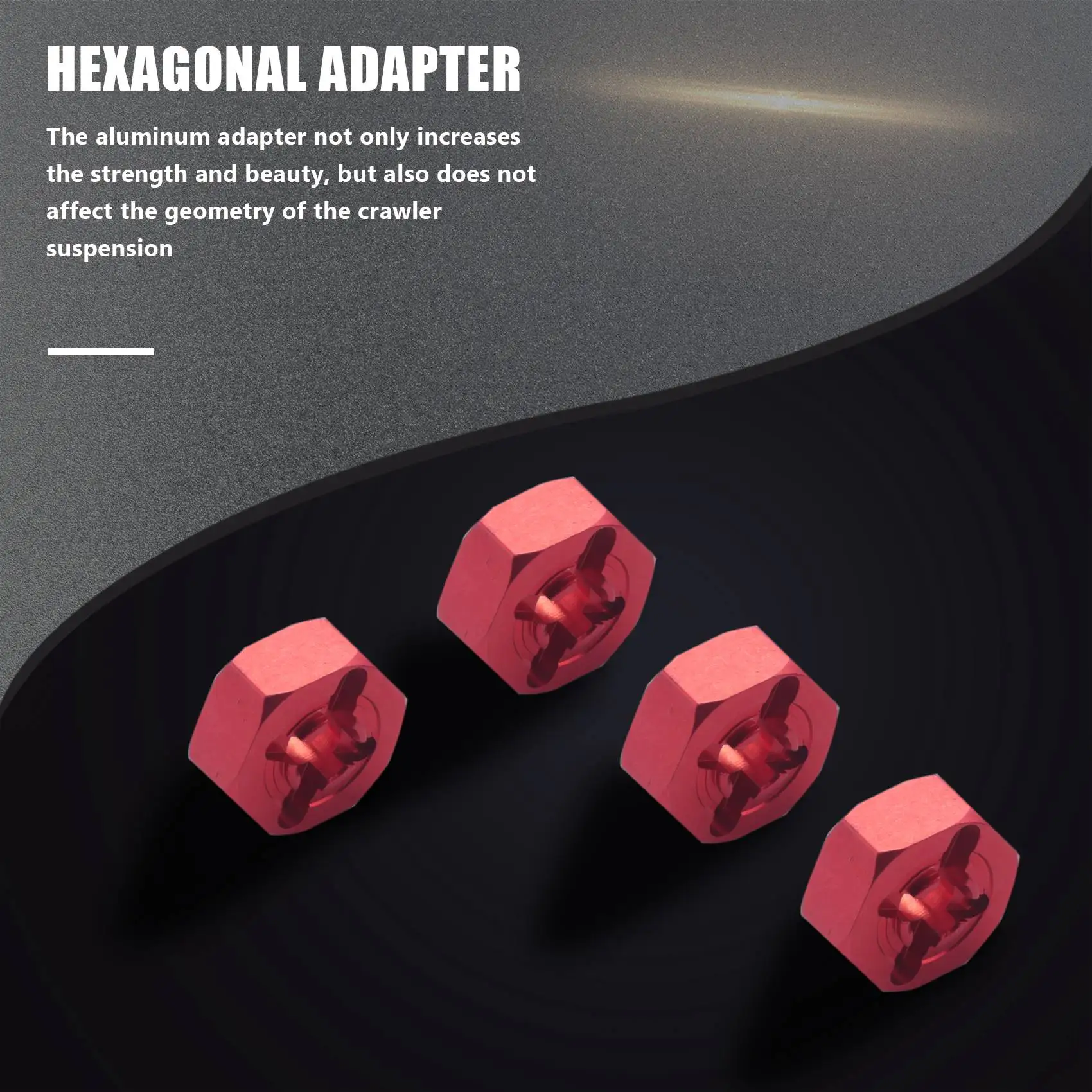 

Алюминиевый сплав, 12 мм, комбайнер, ступица колеса, шестигранный адаптер, обновления для Wltoys 144001 1/14, запчасти для радиоуправляемых автомобилей, красный