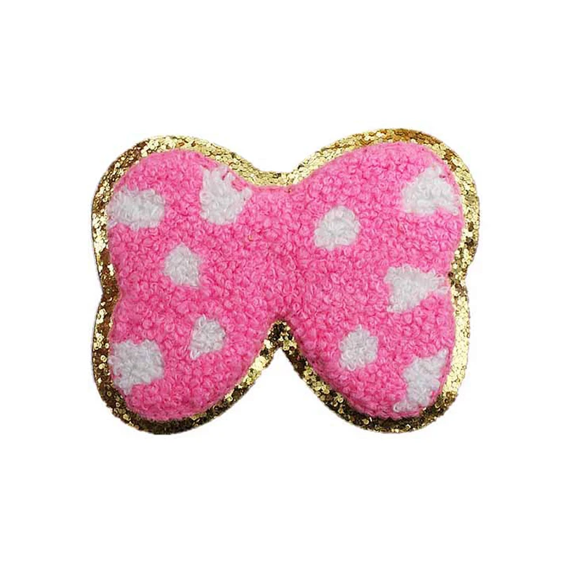 1 шт. 5 см клейкие нашивки с надписью полотенце синельная вышивка для ПВХ-мешочка