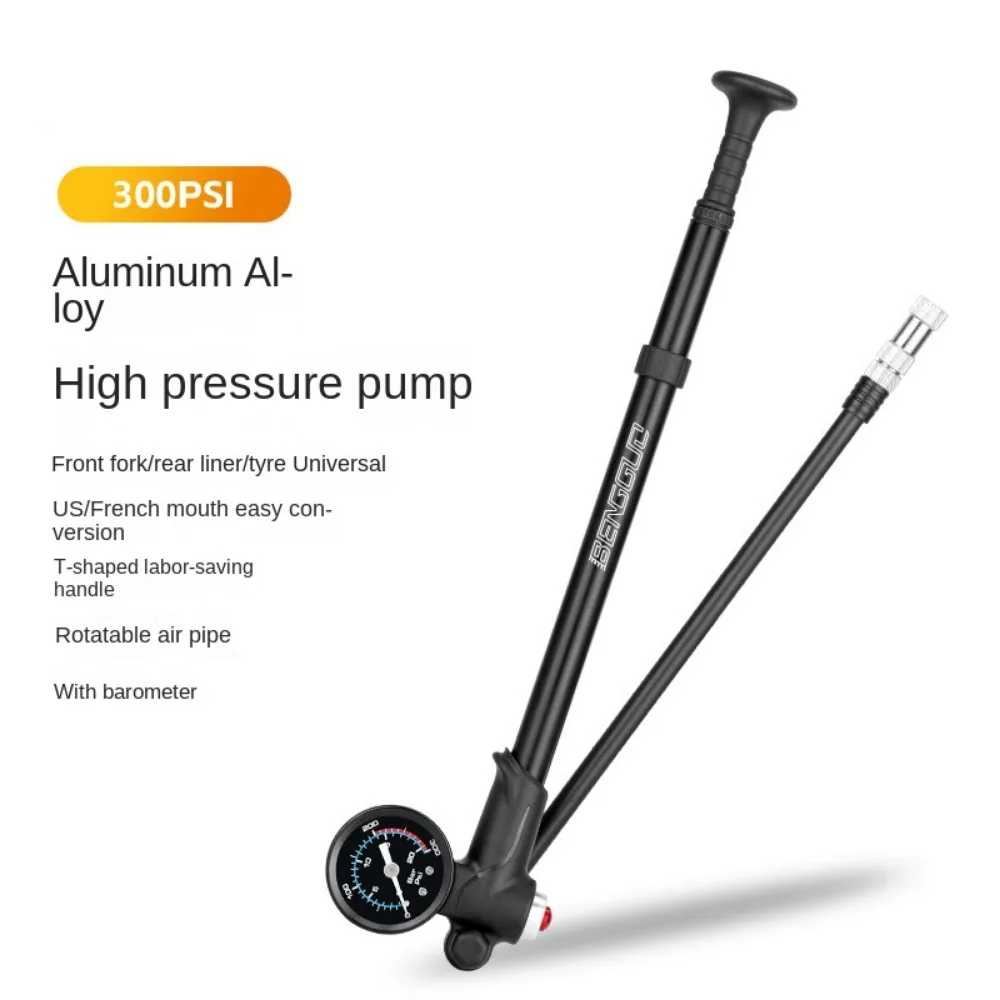 

Портативный Запчасти для насоса 300 PSI многоцелевой ручной воздушный насос, насос для шин с шариками, велосипедный насос высокого давления