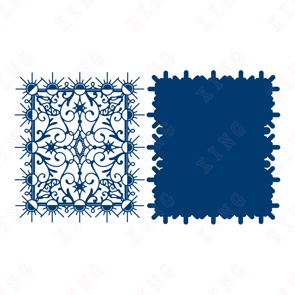 

Newest Diy Scrapbook Paper Metal Cutting Dies Festive Lace Die Set Decoration Embossing Craft Blade Punch Mold Reusable Template