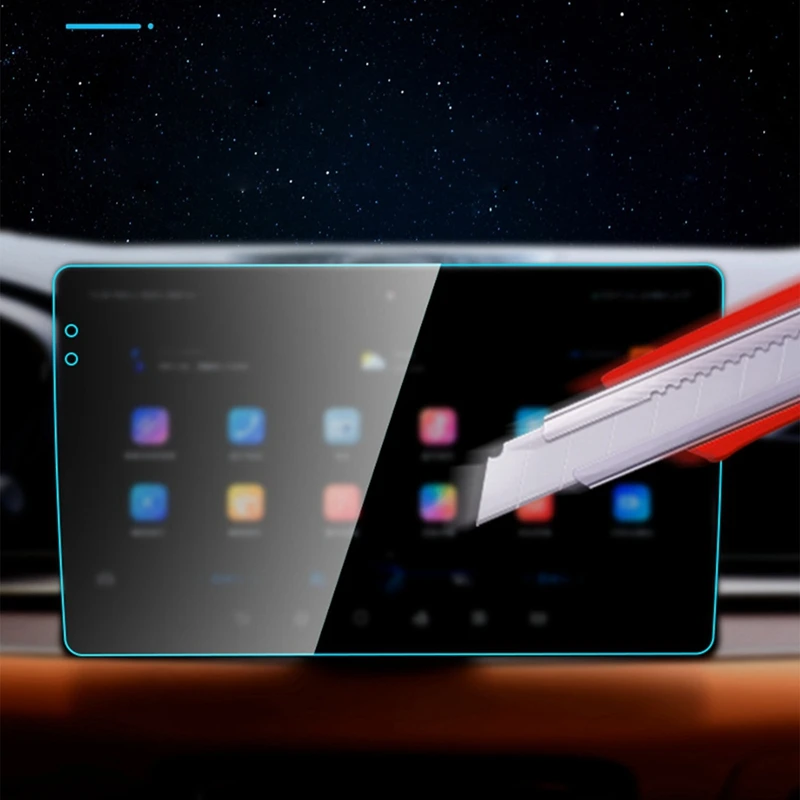 2 шт. защитная пленка с прямым отверстием полностью прозрачное закаленное стекло