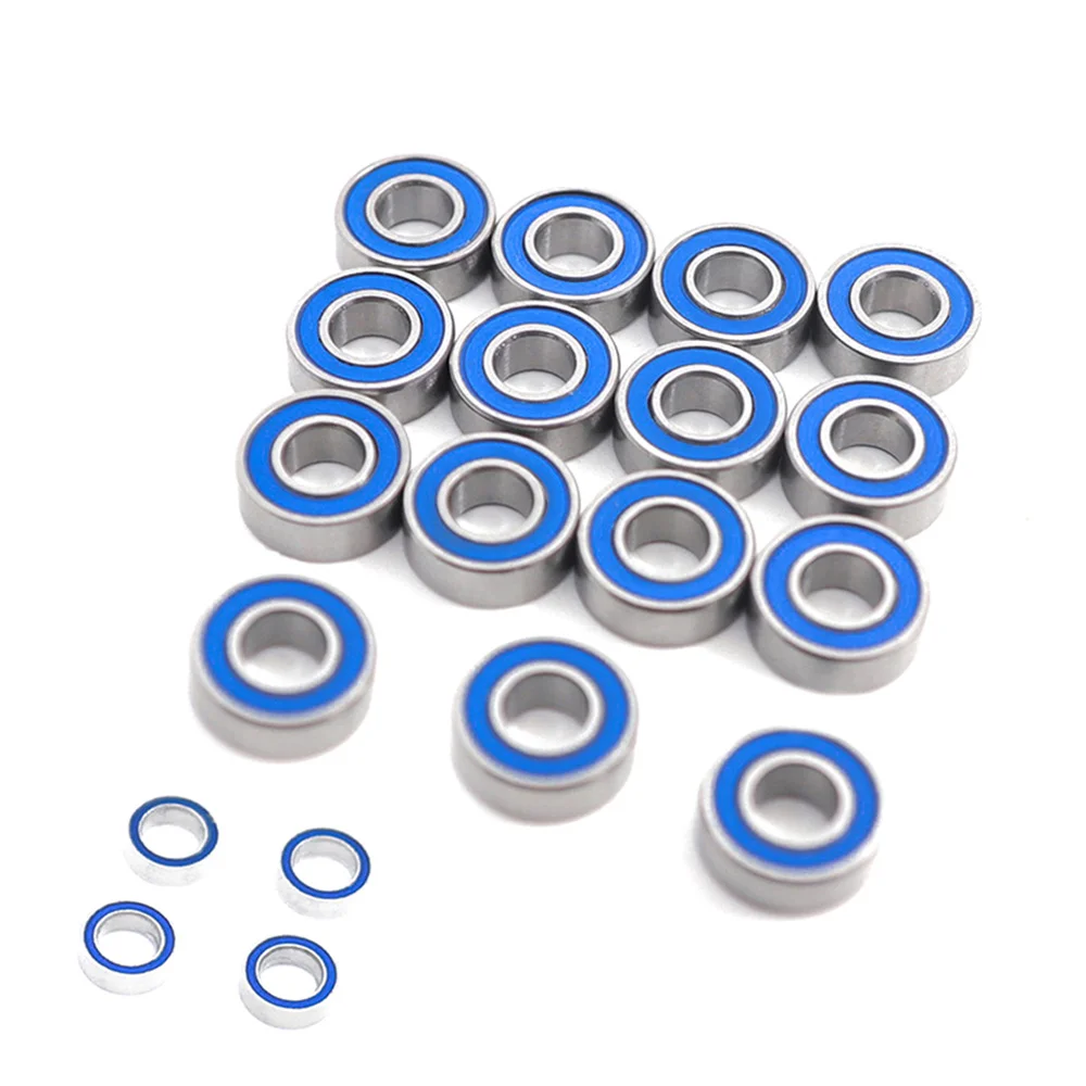

19pcs/set high bearing steel Deep Groove Ball Bearings Kit Durable for 1/10 Traxxas Rustler Bandit Slash2WD RC Crawler Car Parts