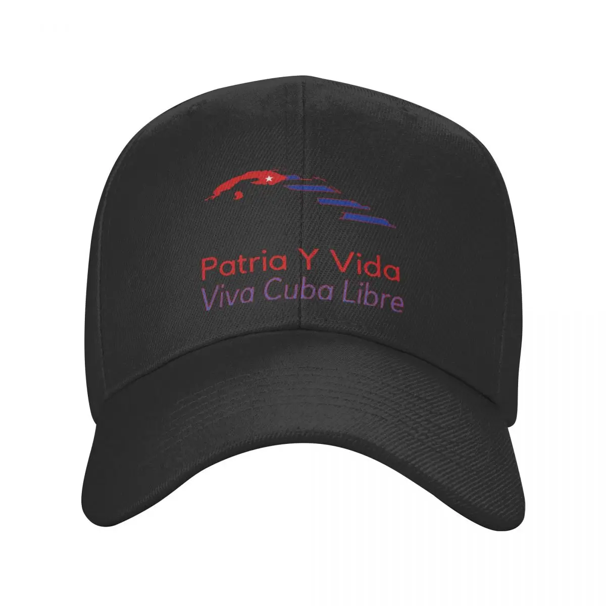 

Patria Y Vida - Viva Cuba Libre Baseball Caps Adult Retro Sun Caps Para Cubano Dad Hat Adjustable Snapback Caps Golf Summer Hat