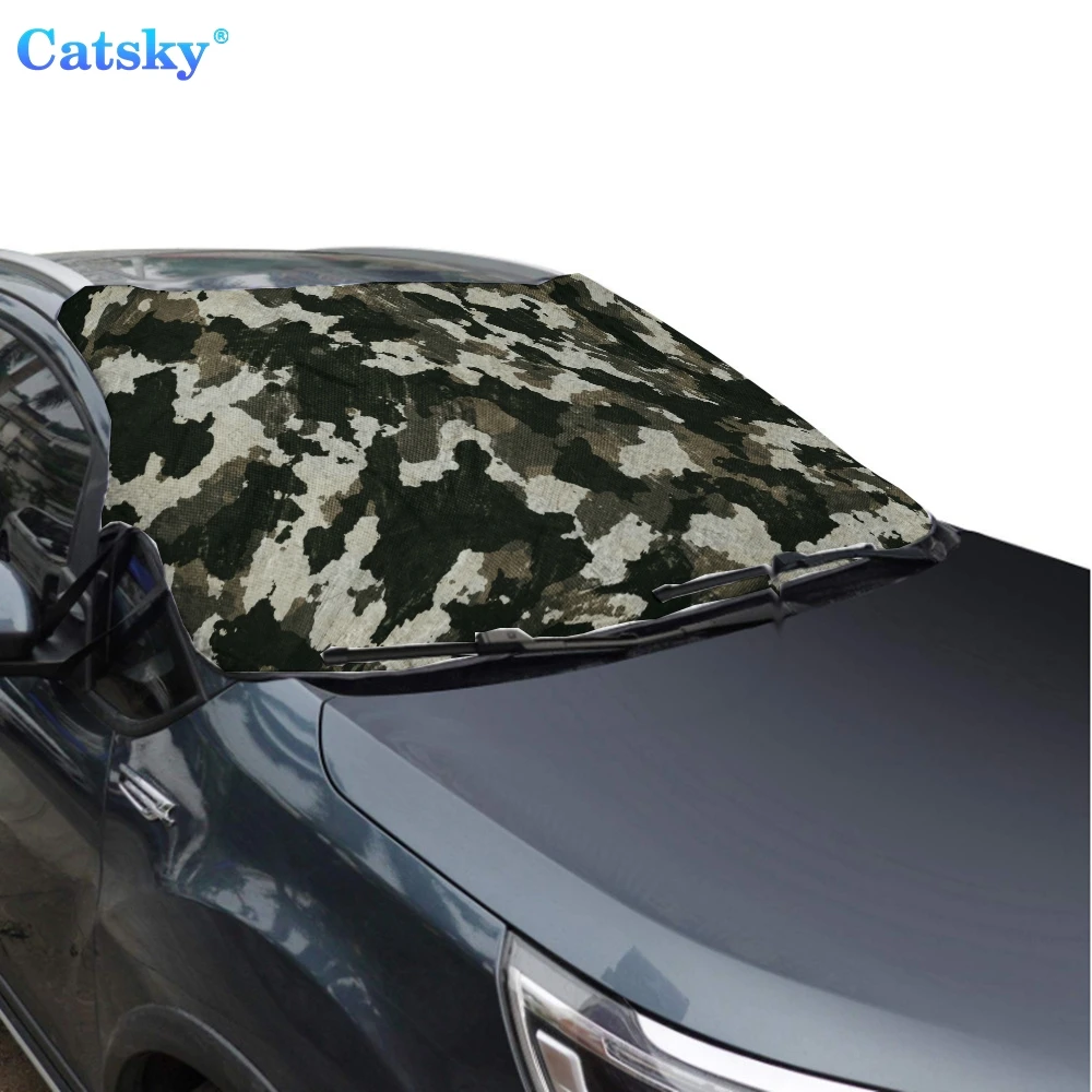 

Automobile Sunshade and Snow Cover, Automobile Antifreeze Cover, Automobile Frost Cover, Automobile Sunshade Fits Most Vehicle