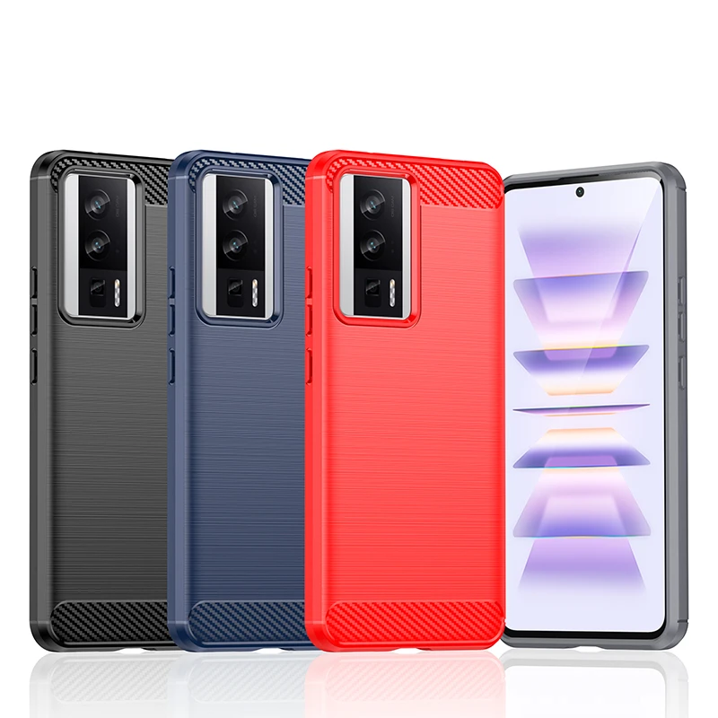 

Full Cover For Xiaomi Poco F5 Pro Case For Poco F5 Pro 5G Bumper Silicon Anti-knock Carbon Fiber Back Cover For Poco F5 Pro Case