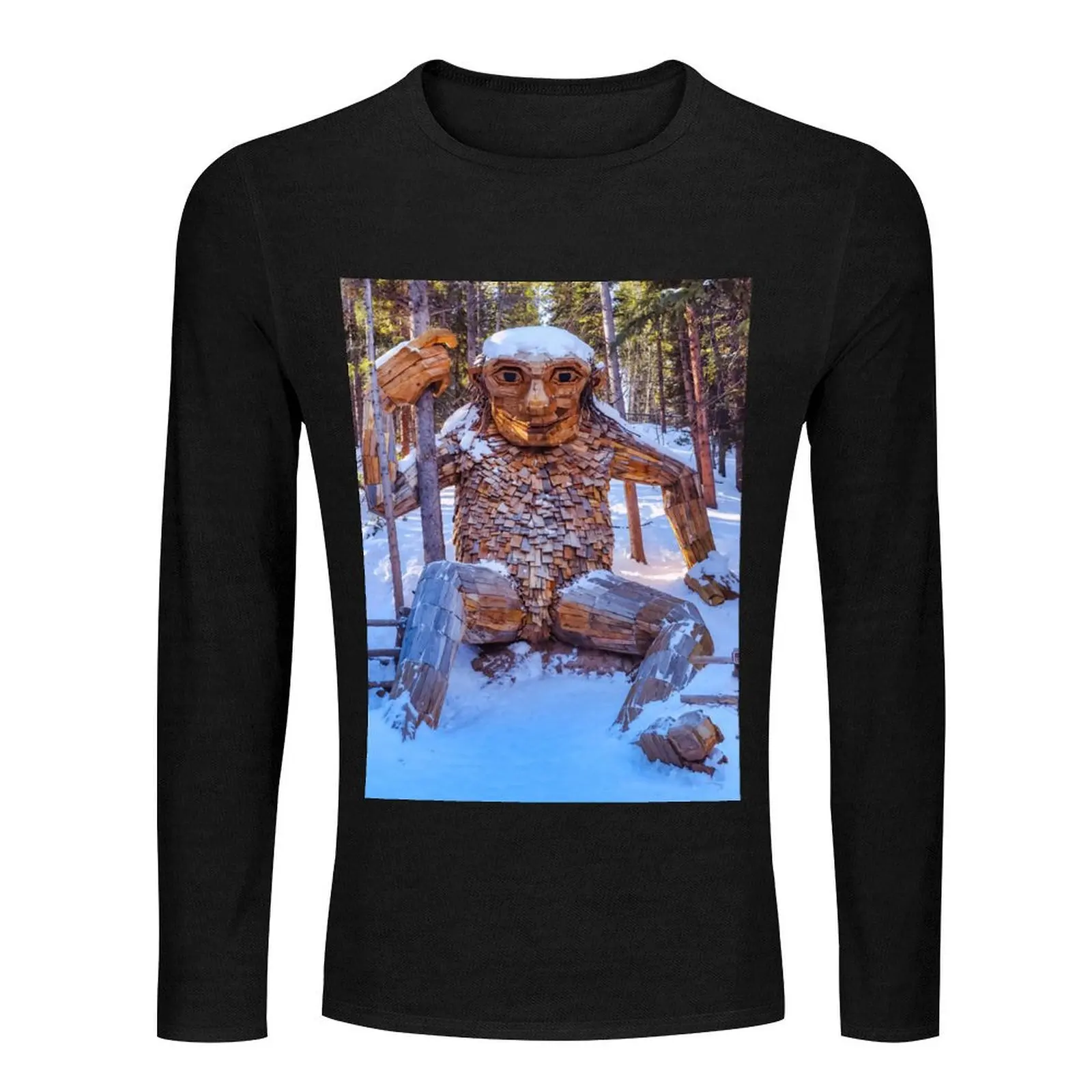 Длинная футболка Isak Heartstone the Breckenridge Troll облегающие футболки для мужчин