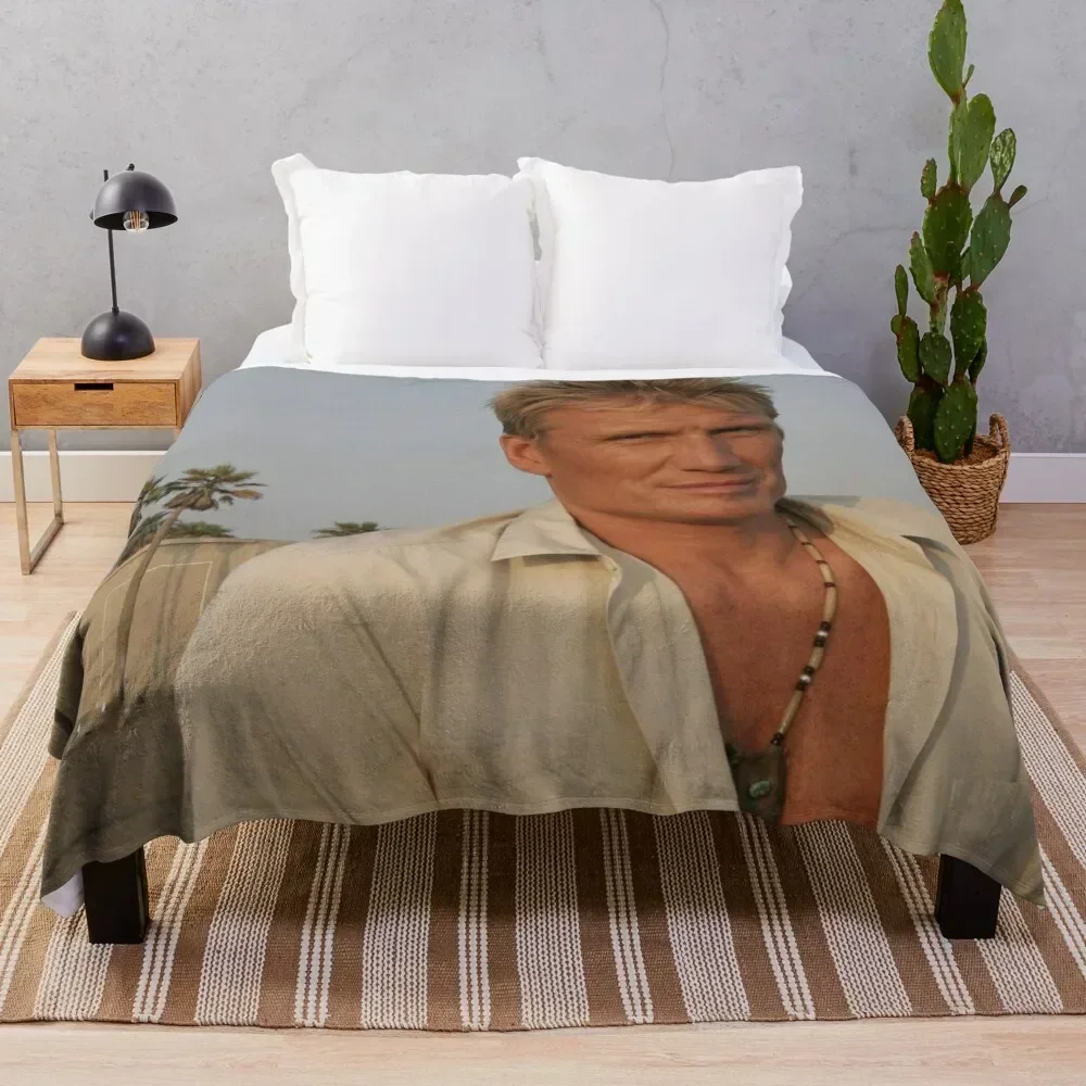 Фланелевое одеяло Dolph Lundgren