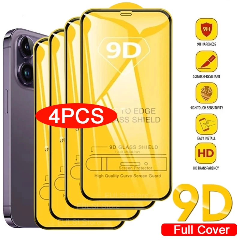 

Защитное стекло для Iphone, закаленное стекло с полным покрытием экрана 14 Max, защита экрана 8, защита 7 Max для Iphone 13 Plus, Iphone 12