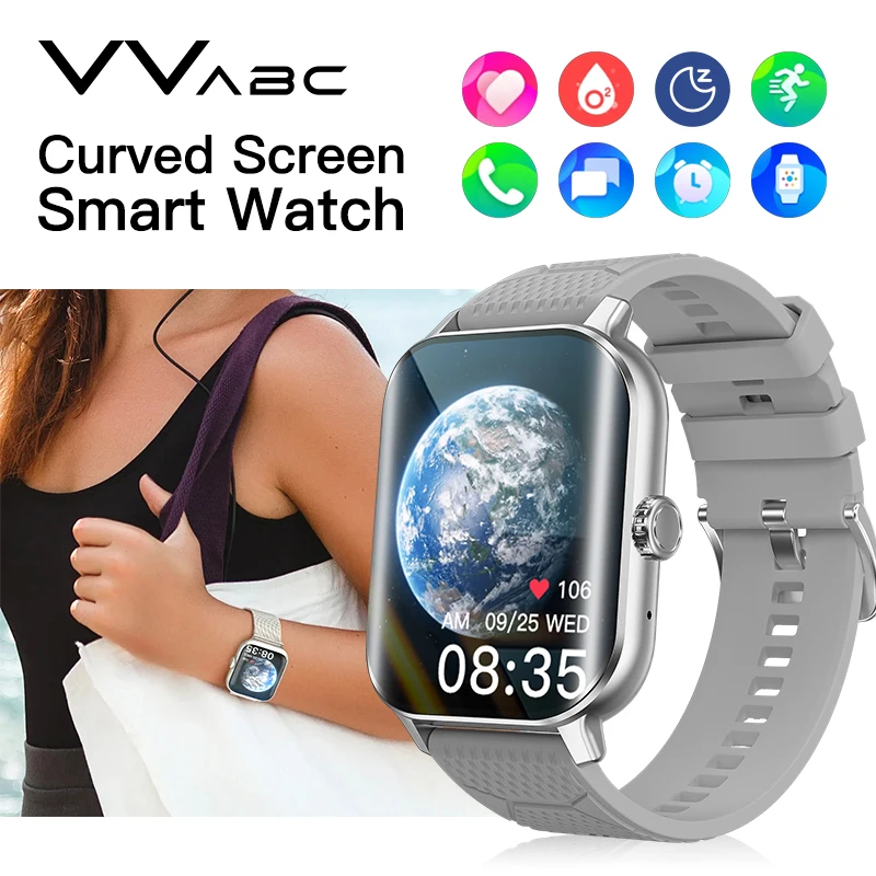 Умные часы NoEnName_Null с изогнутым экраном