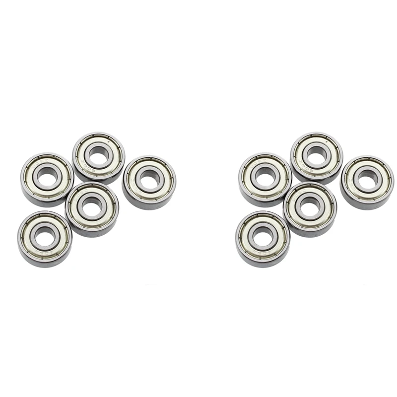 

HOT-606Z 6 X 17 X 6Mm Metal Miniature Deep Groove Ball Bearings 10 Pcs