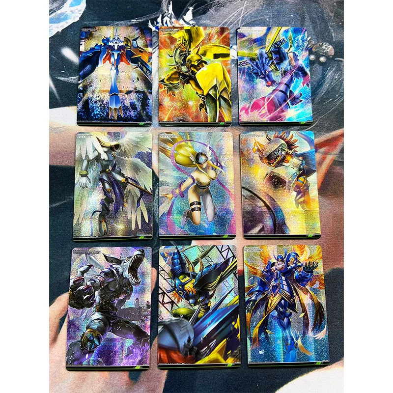9 шт./компл. Digimon Приключения шинегреймон победа греймон самодельная флэш-карта