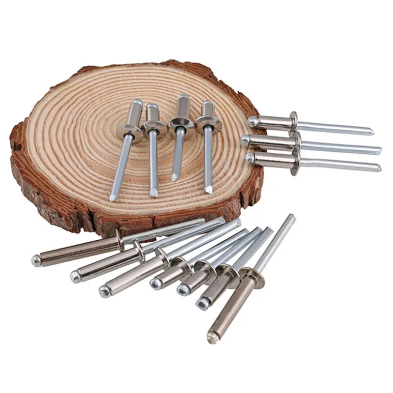 Поп-заклепки из нержавеющей стали 304 с круглой головкой открытые полые потайные